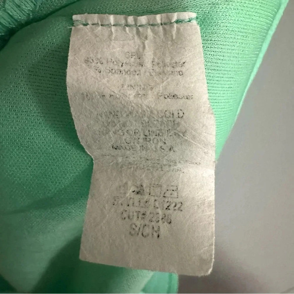 ILLA ILLA Green Sleeveless Swing Sundress Ivory Mesh Net Crochet Back Size Small - Picture 6 of 6